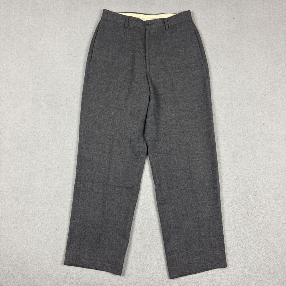 Giorgio Armani Pants Sz 30 Le Collezioni Vintage Wool Blend Dress Trousers Italy